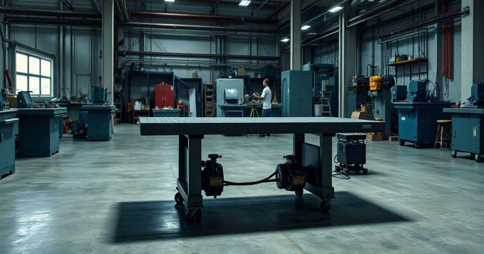 Saiba como a mesa pneumática otimiza processos industriais e aumenta eficiência operacional