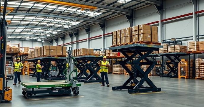 Mesas Elevadoras de Carga: Eficiência e Segurança