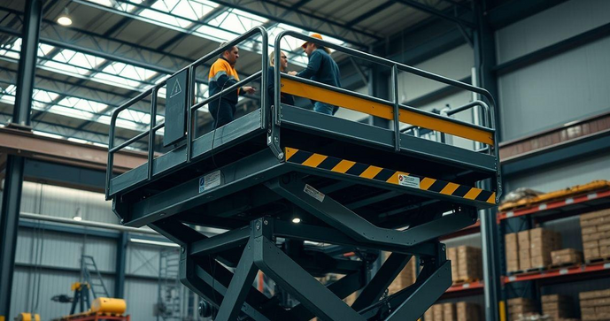 Plataforma Elevatória Industrial: Segurança e Eficiência