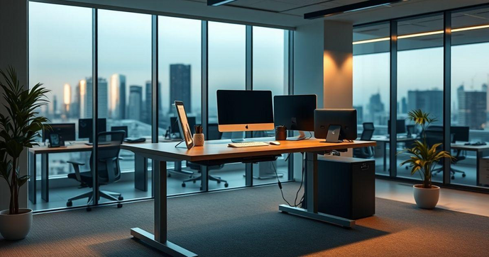 Mesa elevatória elétrica é a solução ideal para otimizar espaços e aumentar a produtividade no trabalho.