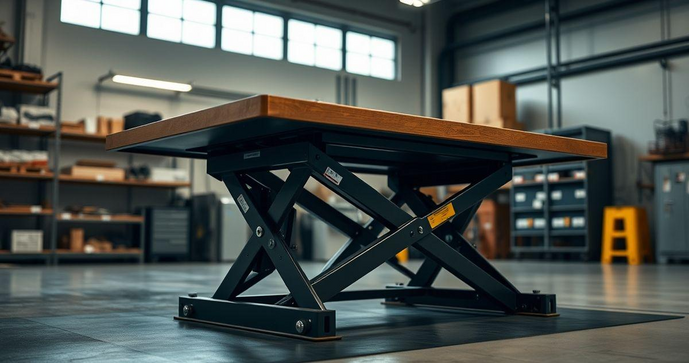 Mesa elevatória hidráulica é a solução ideal para otimizar espaço e facilitar o trabalho em diferentes ambientes