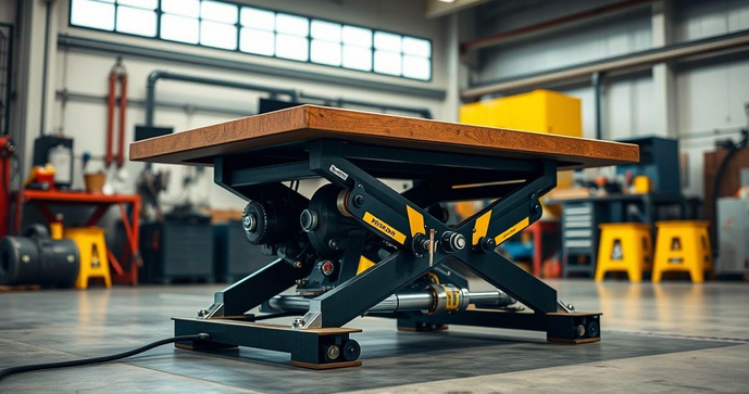 Mesa Elevatória Pneumática: Versatilidade e Eficiência