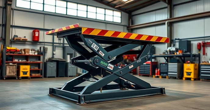Mesa Pantográfica Hidráulica 1000 kg para Otimização de Espaços