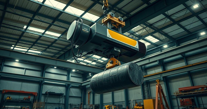 Braço Giratório com Talha Elétrica: A Solução Ideal para Elevação e Manuseio de Cargas