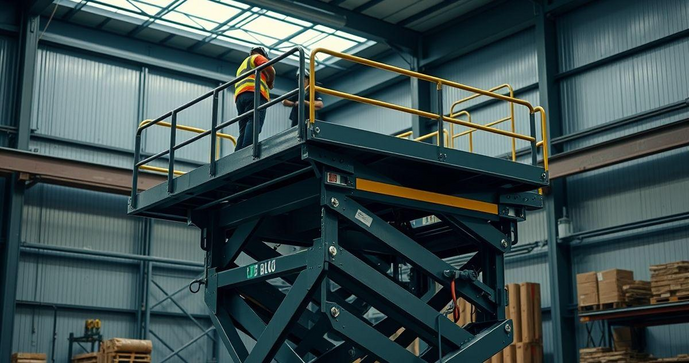 Plataforma elevatória industrial: como escolher a ideal para sua operação