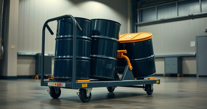 Carrinho Entornador para Tambor: A Solução Prática para Transporte e Manuseio Seguro