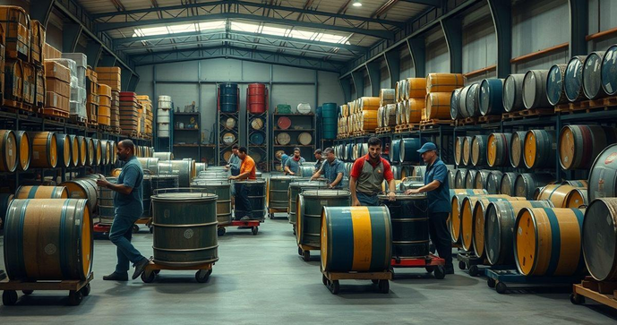 Como escolher o volante manipulador de tambores ideal para sua empresa