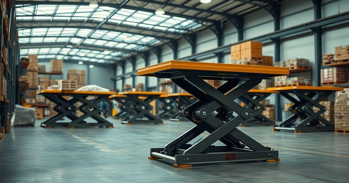 Mesa elevatória hidráulica ideal para sua empresa e suas aplicações