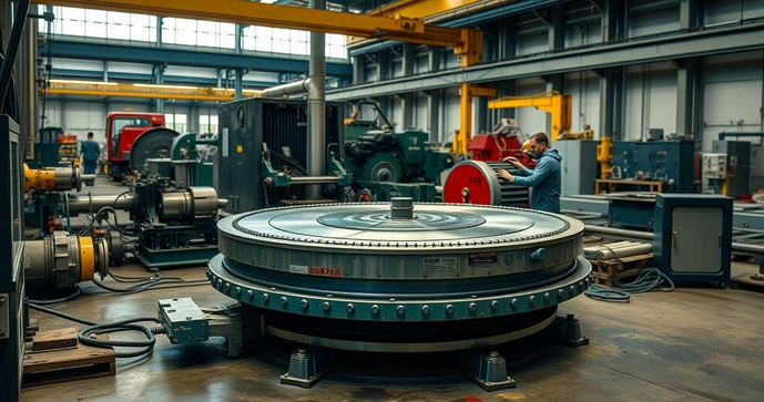 Plataforma giratória industrial: benefícios e aplicações essenciais